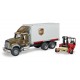 Bruder 2828 MACK Granite UPS logistik a vysokozdvihem