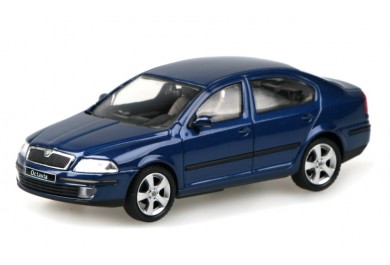 Abrex Škoda Octavia II (2004) Modrá Hlubinná Metalíza 1:43