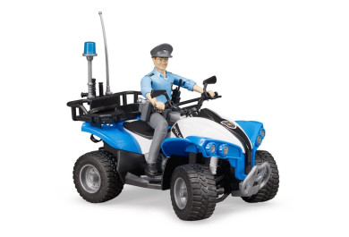 Bruder 63010 Čtyřkolka Policie a figurka