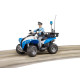 Bruder 63010 Čtyřkolka Policie a figurka