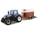 Bburago New Holland T7000 Tractor with HorseTrailer 1:32