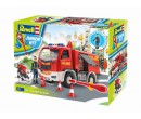Revell Junior Kit 00819 Firetruck with figure, Červený 1:20
