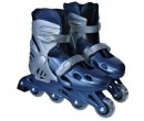 Roztahovací kolečkové brusle, Modro-stříbrné vel. 37 - 40