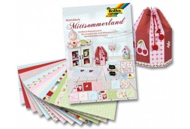 Folia Blok s letními motivy, 26 listů