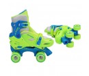 Quad kolečkové brusle Nils Extreme NQ1125 Zelené vel. 39-42
