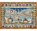 Puzzle Castorland 2000 dílků  -  Mapa Světa, 1639