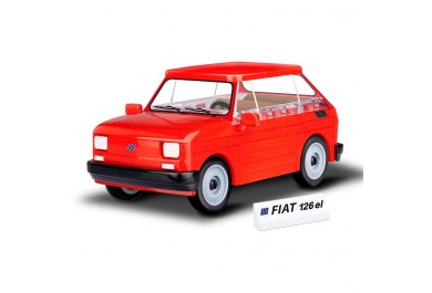 Cobi YTC Malý Fiat 126el (1994-1999) Červený 1:35