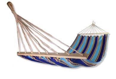 Houpací síť s výstohou 200x80, Modrá 120kg