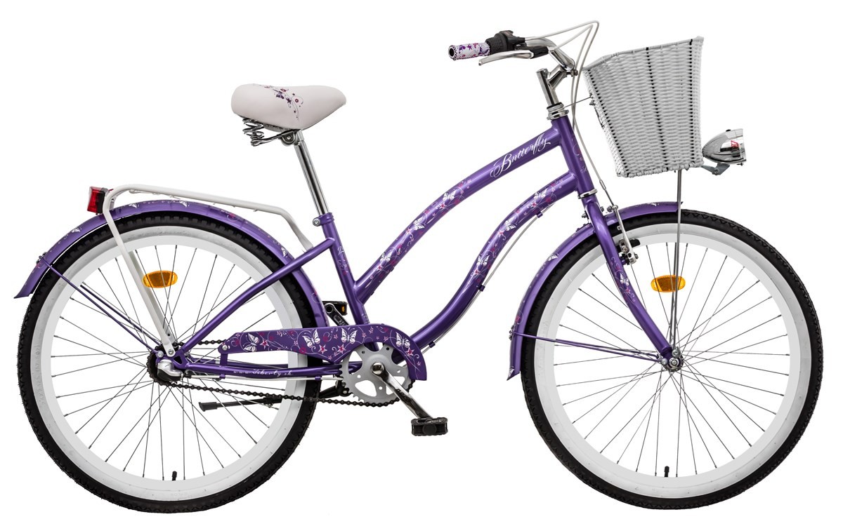 LIBERTY Dětské kolo BUTTERFLY 1spd 24" 2023 fialové