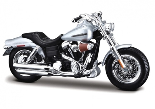 Maisto Harley Davidson FXDFSE CVO Fat Bob (2009) Silver 1:18