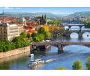 Castorland puzzle Výhled na mosty Prahy 500 dílků