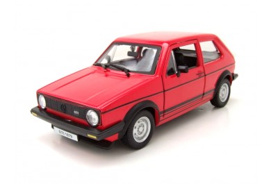 Bburago VW Golf MK1 1974 červený 1:24