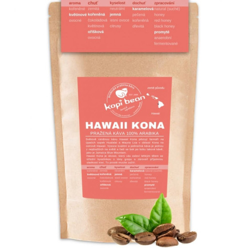 Hawaii Kona Extra Fancy Arabica 50g, Středně mletá