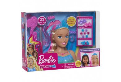 Barbie Dreamtopia česací hlava 22 cm