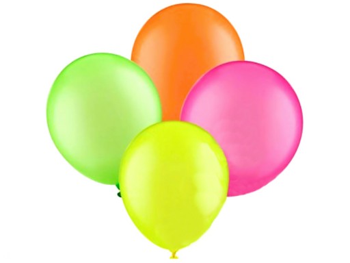 Nafukovací balonky Neon vel. 7, 1ks