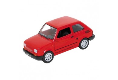 Welly Fiat 126, Červený 1:34-39