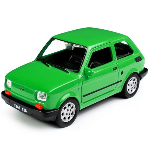 Welly Fiat 126, Zelený 1:34-39