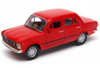 Welly Fiat 125p, Červený 1:34-39