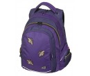 Walker studentský batoh Fame Bee Violet, 32x24x44 cm