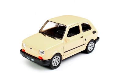 Welly Fiat 126, Krémový 1:34-39