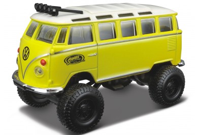 Maisto Volkswagen Van Samba 4x4 Rebels, Žlutý 1:40