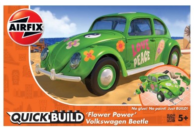 Airfix Quick Bulid J6031 Volkswagen Beetle Flower Power