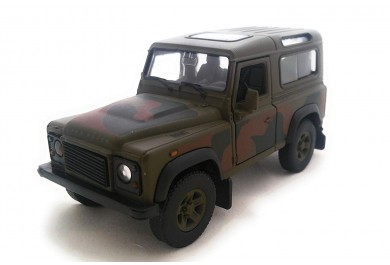 Welly Land Rover Defender (army camouflage) 1:34-39