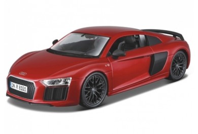 Maisto Kit Audi R8 V10 Plus, Červená 1:24