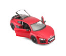 Maisto Kit Audi R8 V10 Plus, metal červená, 1:24