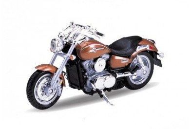 Welly Kawasaki 2002 Vulcan 1500 Mean Streak (gold) 1:18