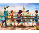 Castorland puzzle 1000 dílků - Dívčí den na lavičce