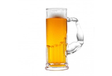 Pivní svalová sklenice, 620 ml.