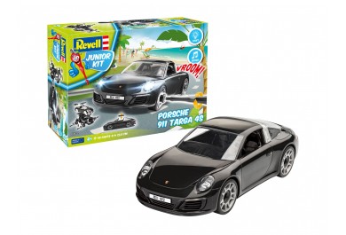 Revell Junior Kit 00822 Porsche 911 Targa 4S, Černé 1:20