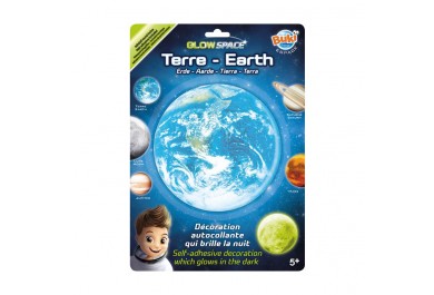 BUKI 3D Planeta Země svítící dekorace na zeď