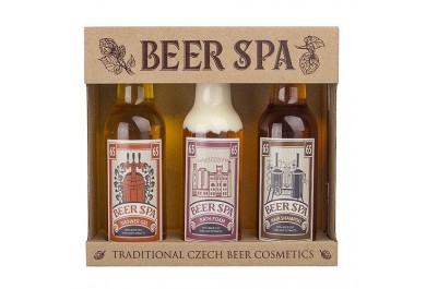 Beer Spa sada gel 200ml, šampon 200ml a pěna 200ml