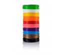 PLA 3D filamenty, mix 15 barev, 1,75mm, 15x10 m