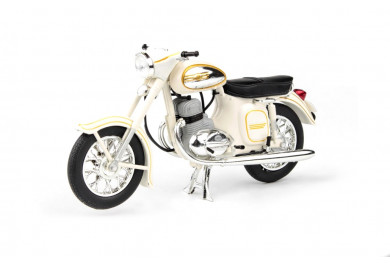 Jawa 350 Kývačka Automatic (1966) Bílá 1:18