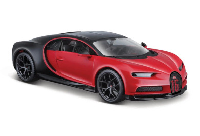 Maisto Bugatti Chiron Sport, červeno-černá 1:24