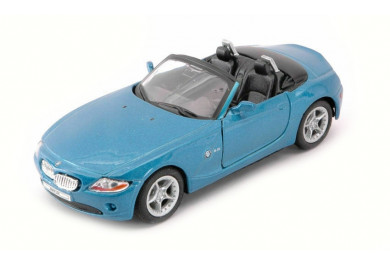 Welly BMW Z4 convertible, Modré 1:34-39