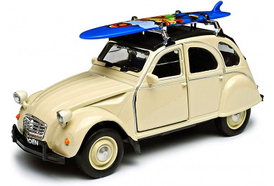 Welly Citroën 2CV Surf, bežový 1:34-39