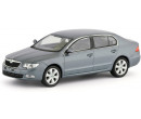 Škoda Superb II (2008) Šedá Steel Metalíza 1:43