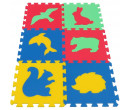 Malý Génius pěnové puzzle MAXI Zvířata IV, Silný 4 barvy