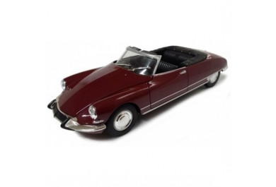 Welly Citroen DS 19 Cabriolet, Burgundy 1:36