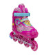 Nils Extreme NJ 4613 A roztahovací kolečkové brusle vel. 38-41 růžové