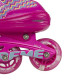 Nils Extreme NJ 4613 A roztahovací kolečkové brusle vel. 38-41 růžové