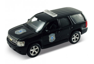 Welly Chevrolet Tahoe Police 2008, Černý 1:34-39