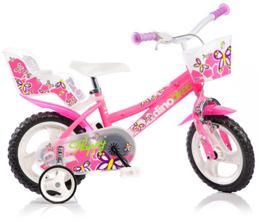 Dino Bikes 126RL Dětské kolo 12" Růžové