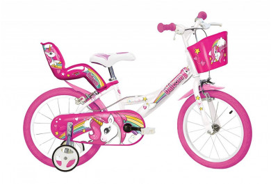 Dino Bikes Dětské kolo Unicorn Jednorožec 14