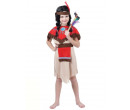 Dětský kostým na karneval Indiánka Černé Pírko, 110-120 cm