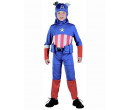 Dětský kostým na karneval Hrdina Kapitán, 120-130 cm